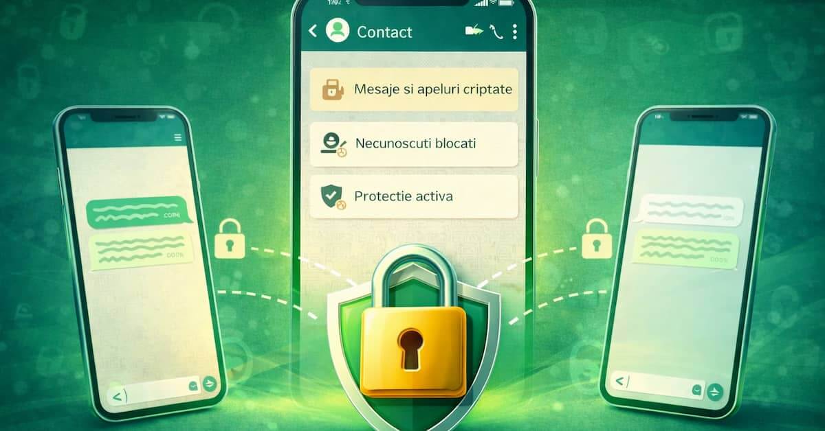 Criptare end to end WhatsApp pentru mesaje si apeluri private