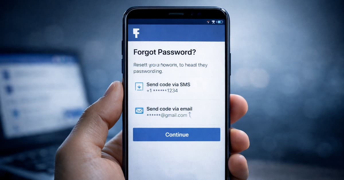 Recuperare parolă Facebook prin cod de securitate