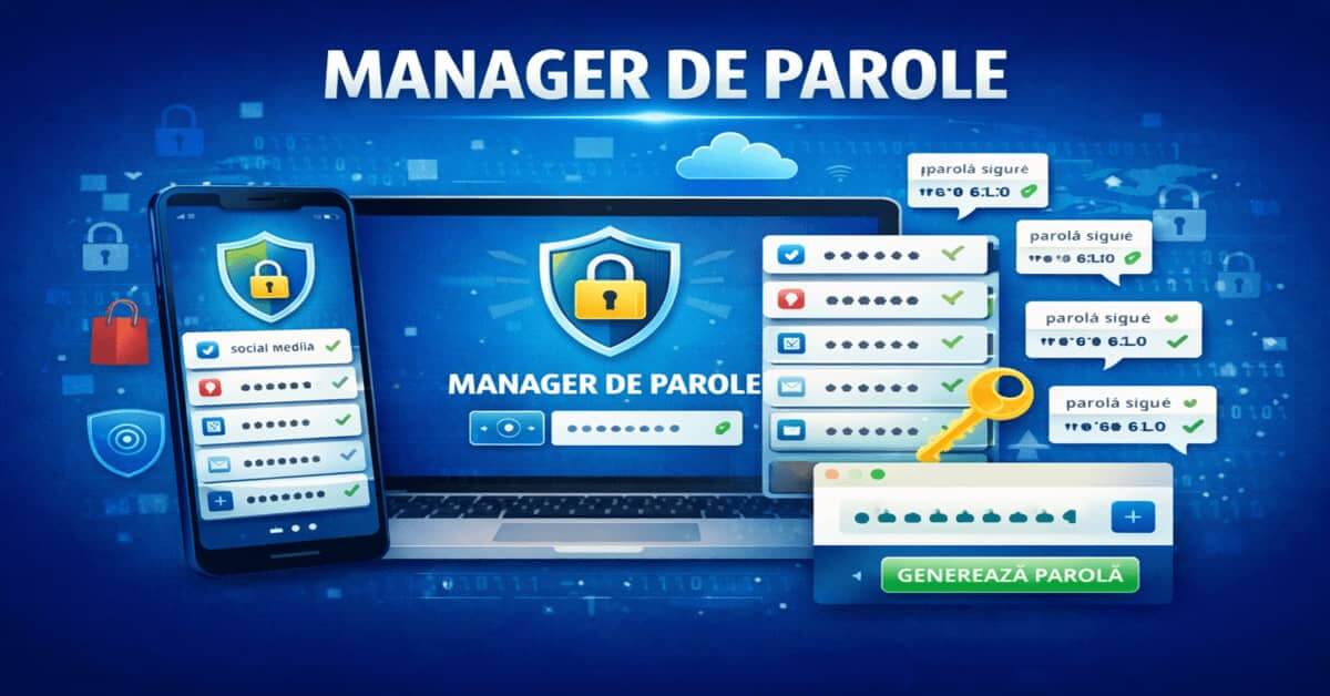 Manager de parole pentru securitatea conturilor online