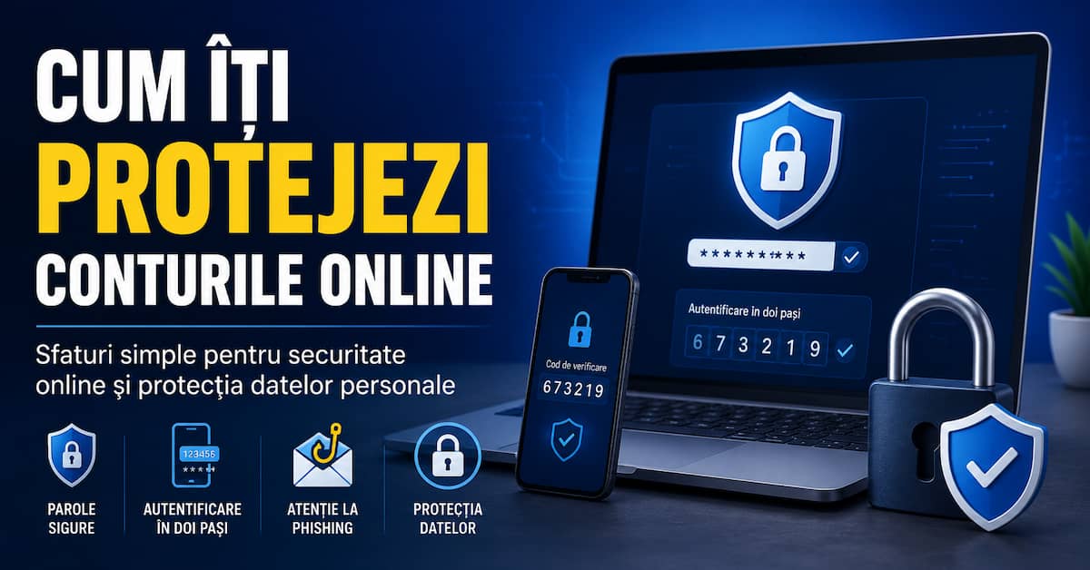 Cum îți protejezi conturile online și datele personale