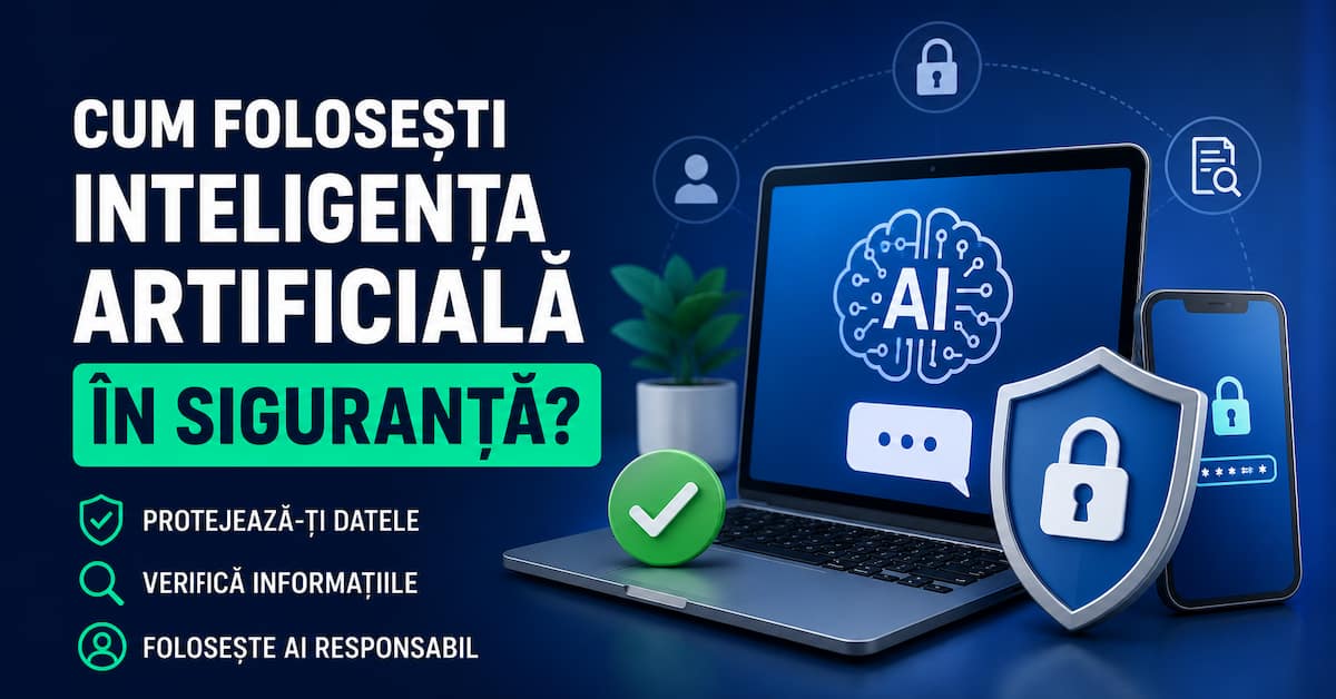 cum folosești inteligența artificială în siguranță și îți protejezi datele personale