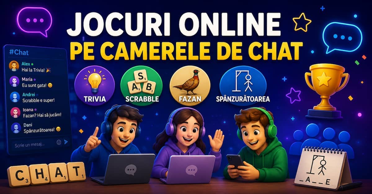 Jocuri online gratuite pe camerele de chat