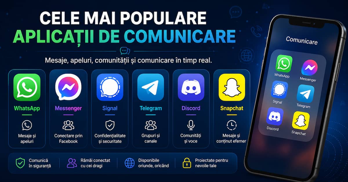 aplicații de comunicare populare