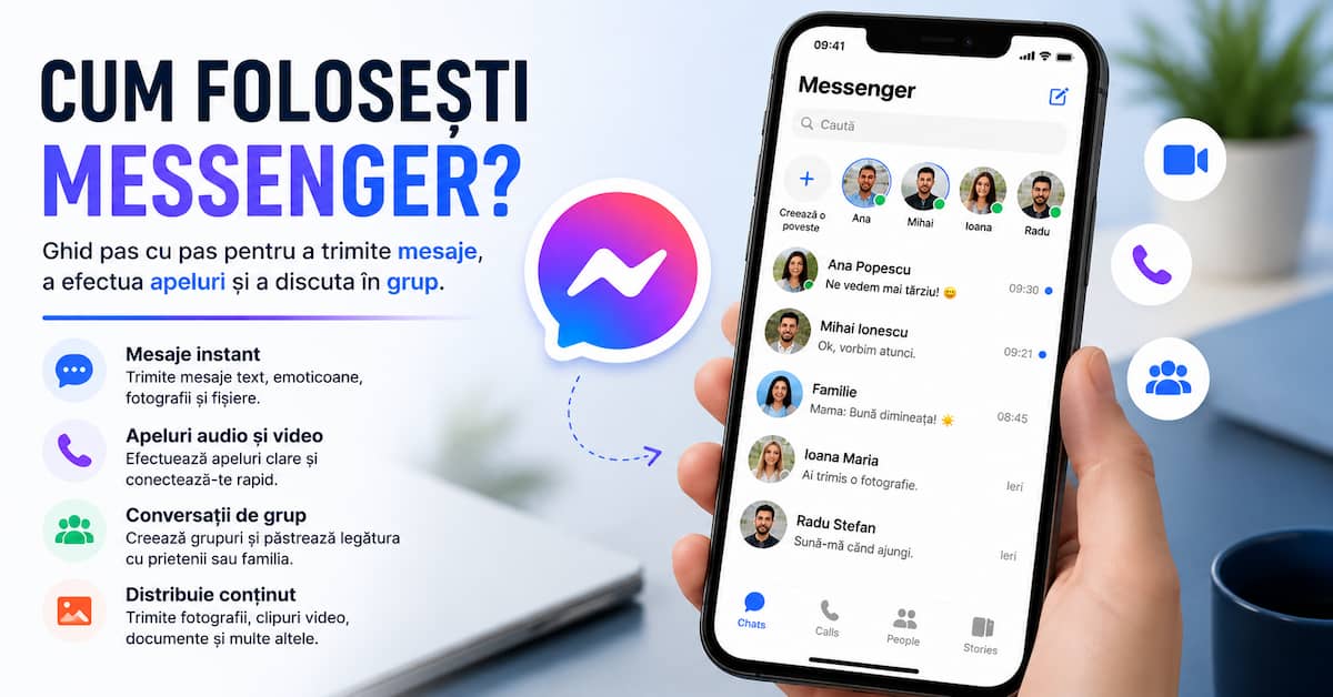 cum folosești Messenger