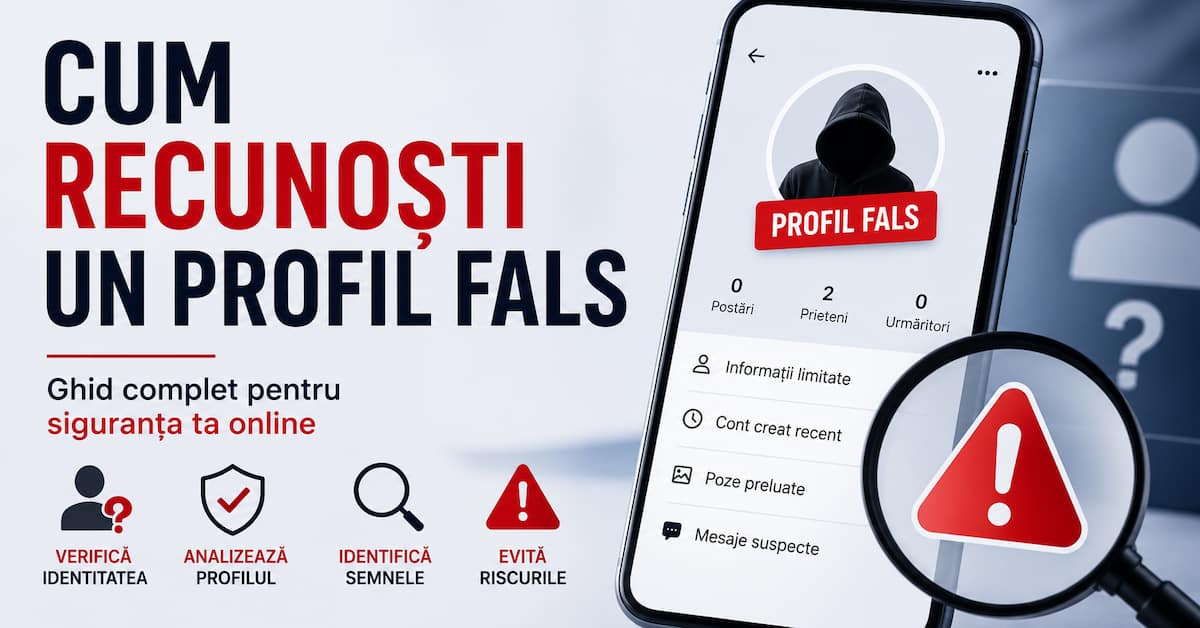 Cum recunoști un profil fals