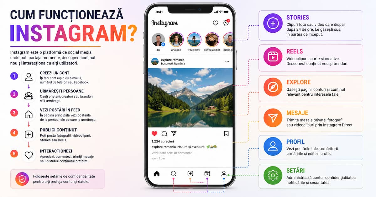 cum funcționează Instagram